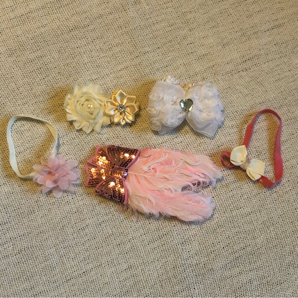 Bundle of 5 Baby headbands